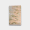 Alphabet Stickers Golden