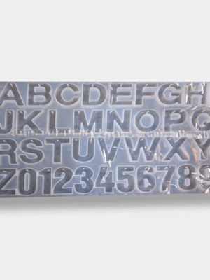 Alphabet Mold With Hole