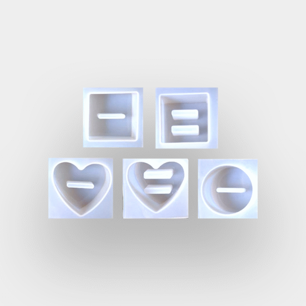 Shapes mold Ring Holder Set