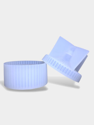 Circular stripe storage jewellery box