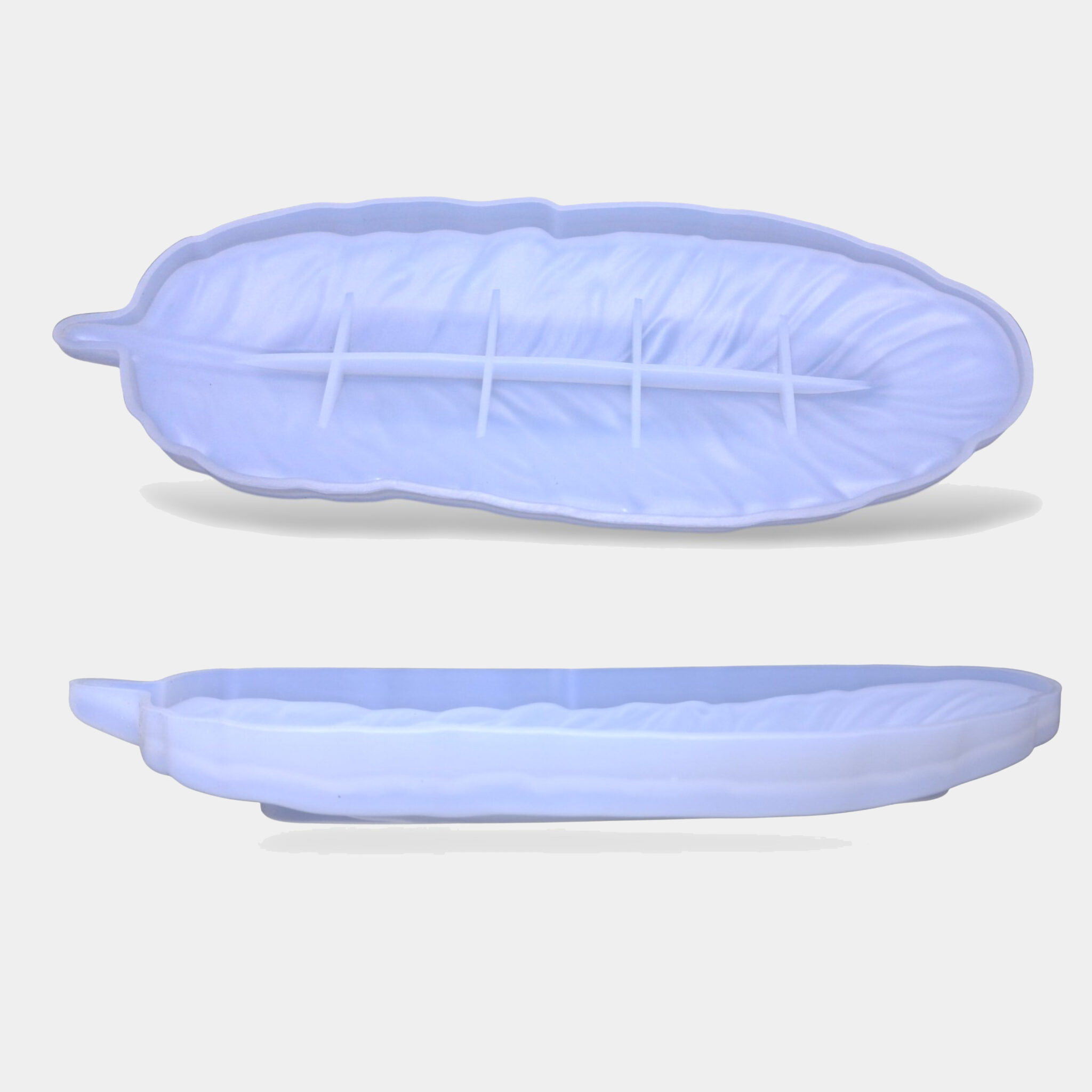Feather-shaped-resin-tray-mold